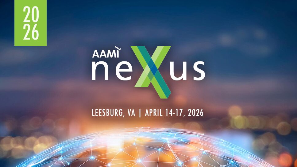AAMI neXus 2026 | Leesburg, VA | April 14-17, 2026